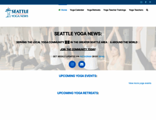 seattleyoganews.com screenshot