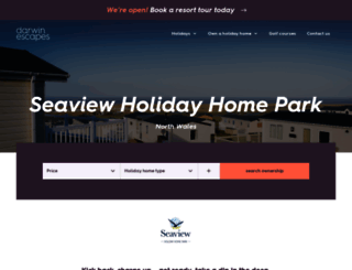 seaview-holidayhomes.co.uk screenshot