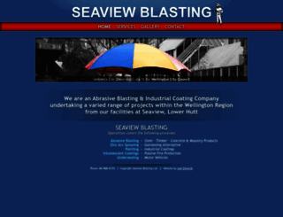 seaviewblasting.co.nz screenshot