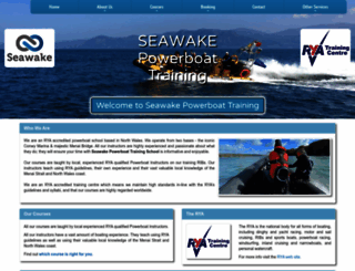 seawakepowerboattraining.co.uk screenshot