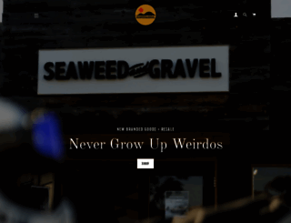 seaweedandgravel.com screenshot