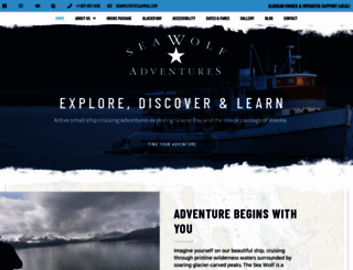 seawolfadventures.net screenshot