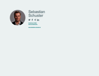 sebastian-schuster.de screenshot