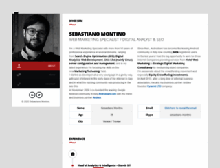 sebastianomontino.com screenshot