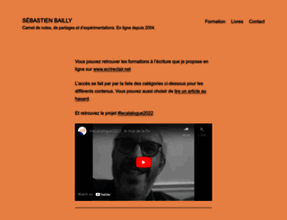 sebastien-bailly.com screenshot