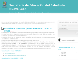 sebecas.uienl.edu.mx screenshot