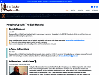 secaucusdollhospital.com screenshot