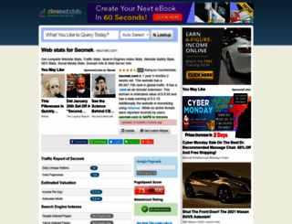 secmek.com.clearwebstats.com screenshot