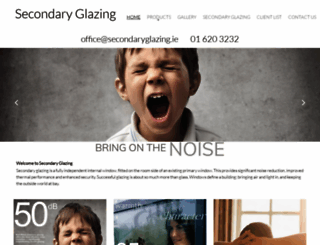 secondaryglazing.ie screenshot