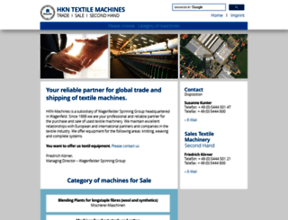secondhand-textil-machines.de screenshot