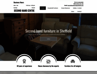 secondhandcentre-sheffield.co.uk screenshot