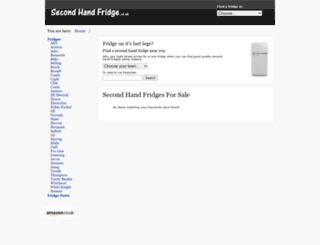 secondhandfridge.co.uk screenshot