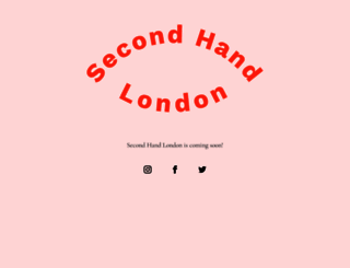 secondhandlondon.com screenshot