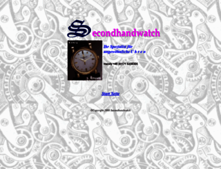 secondhandwatch.de screenshot