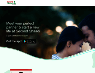 secondshaadi.com screenshot
