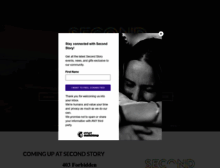 secondstory.com.au screenshot