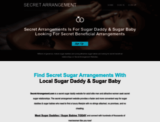 secret-arrangement.com screenshot