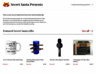 secret-santa-presents.webflow.io screenshot
