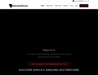 secretafrica.com screenshot