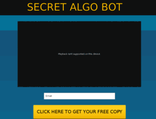 secretalgobot.co screenshot
