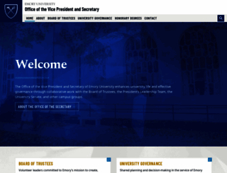 secretary.emory.edu screenshot