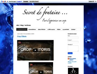 secretdefontaine.blogspot.fr screenshot