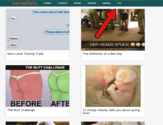 secretfails.com screenshot
