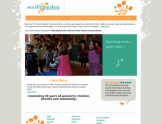 secretgardenpreschool.com screenshot