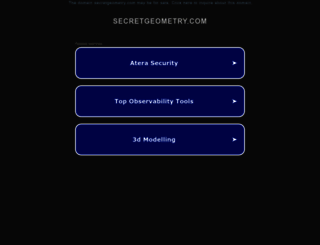 secretgeometry.com screenshot
