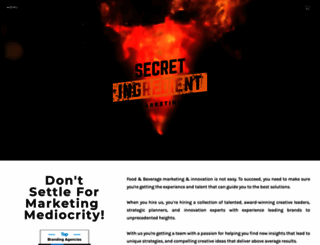 secretingredientmarketing.com screenshot