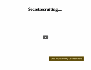 secretrecruiting.com screenshot