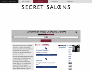 secretsalons.com screenshot