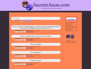 secretsanon.com screenshot