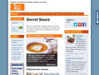 secretsauce.co.uk screenshot