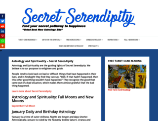 secretserendipity.com screenshot