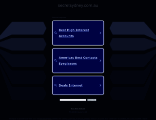 secretsydney.com.au screenshot