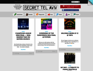 secrettelaviv.com screenshot