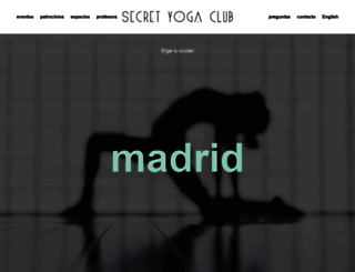 secretyogaclub.es screenshot