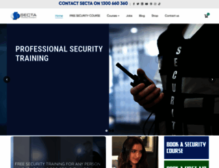 secta.com.au screenshot