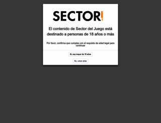 sectordeljuego.com screenshot