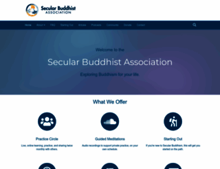 secularbuddhism.org screenshot