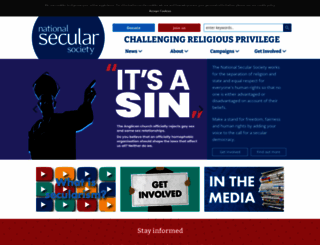 secularism.org.uk screenshot