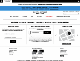 secure-bananarepublicfactory.gapfactory.com screenshot