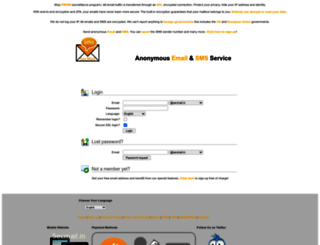 secure-email.org screenshot
