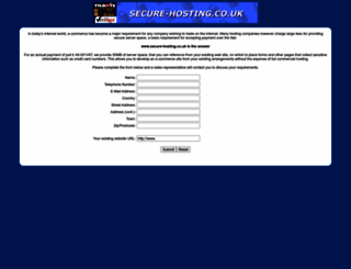 secure-hosting.co.uk screenshot
