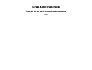 secure-hotel-tracker.com screenshot