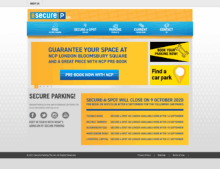 secure-parking.co.uk screenshot