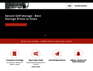 secure-selfstorage.com screenshot