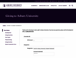 secure.asbury.edu screenshot