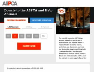 secure.aspca.org screenshot